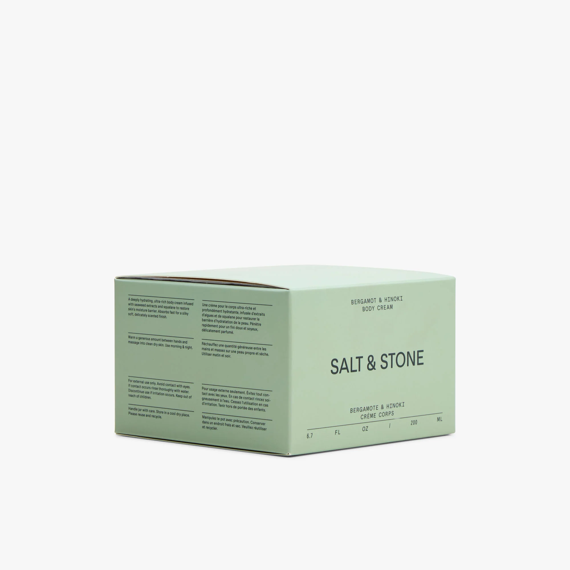 SALT & STONE Body Cream / Bergamot & Hinoki - Image 6