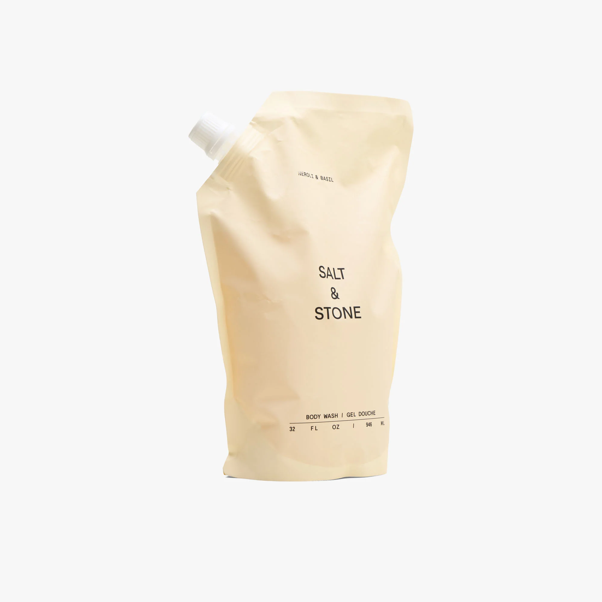 SALT & STONE Body Wash Refill Pouch / Neroli & Basil - Image 5