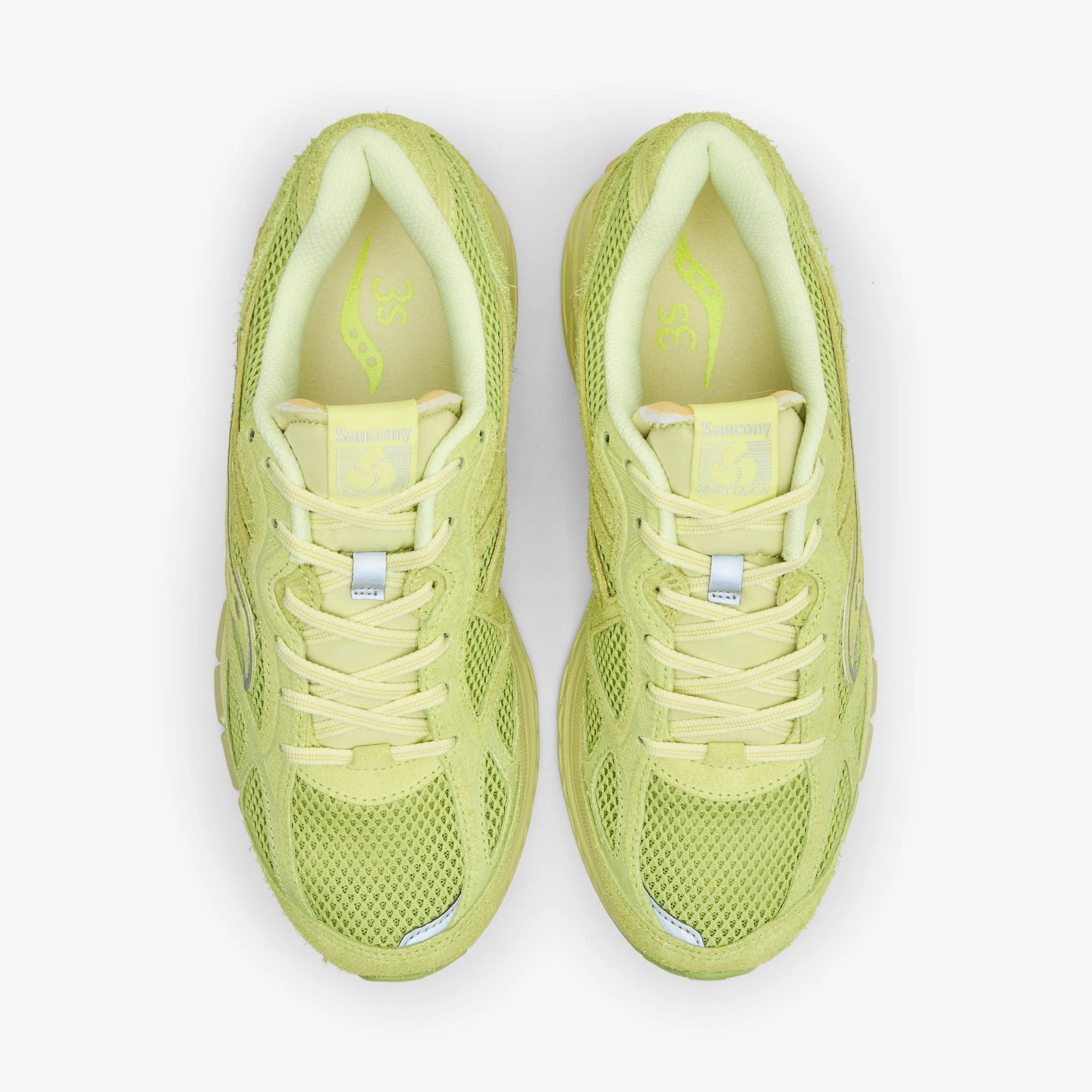 Saucony x 3sixteen Guide v7.3 Lime / Raffia - Image 4