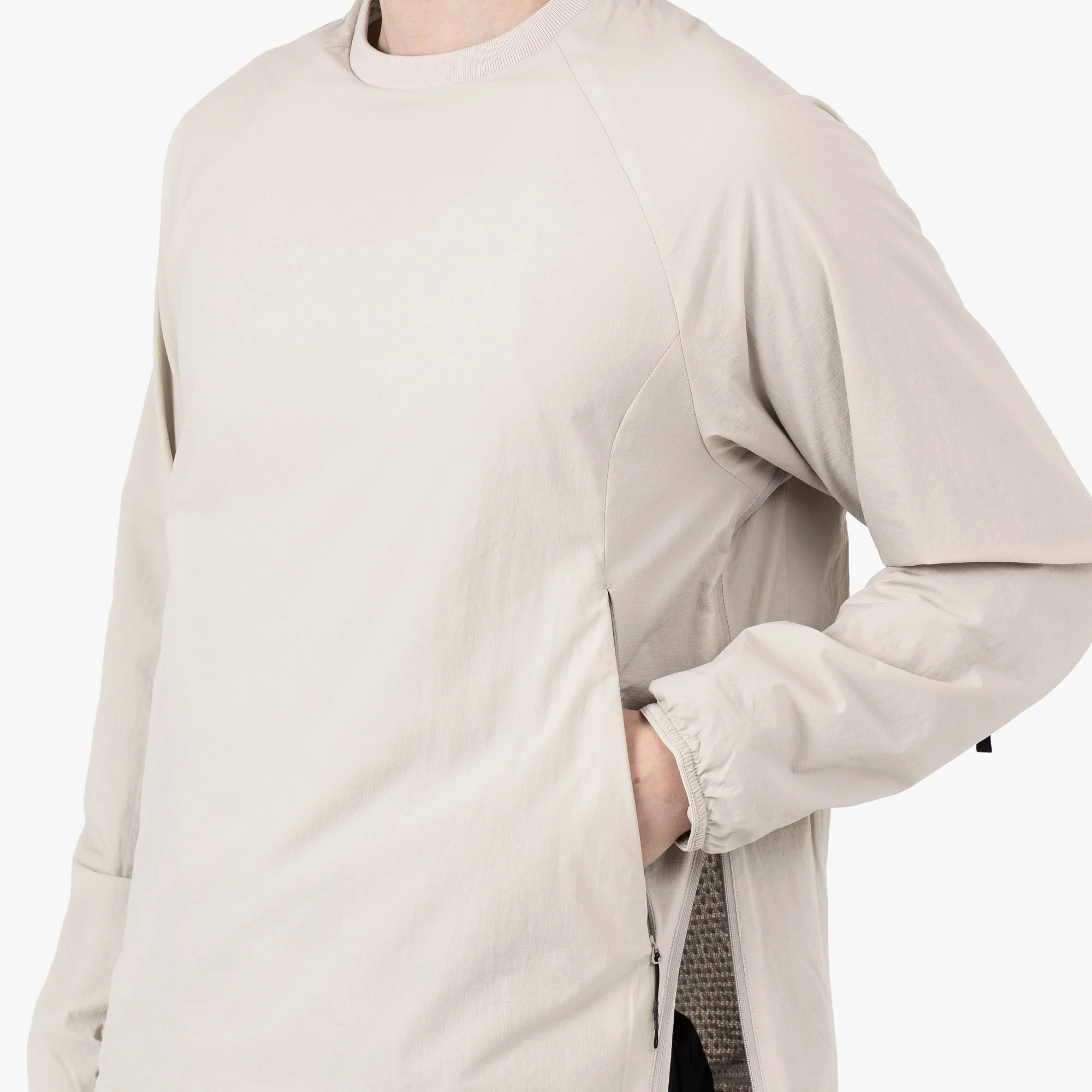 Snow Peak Breathable Insulated Pullover / Ivory - Image 4