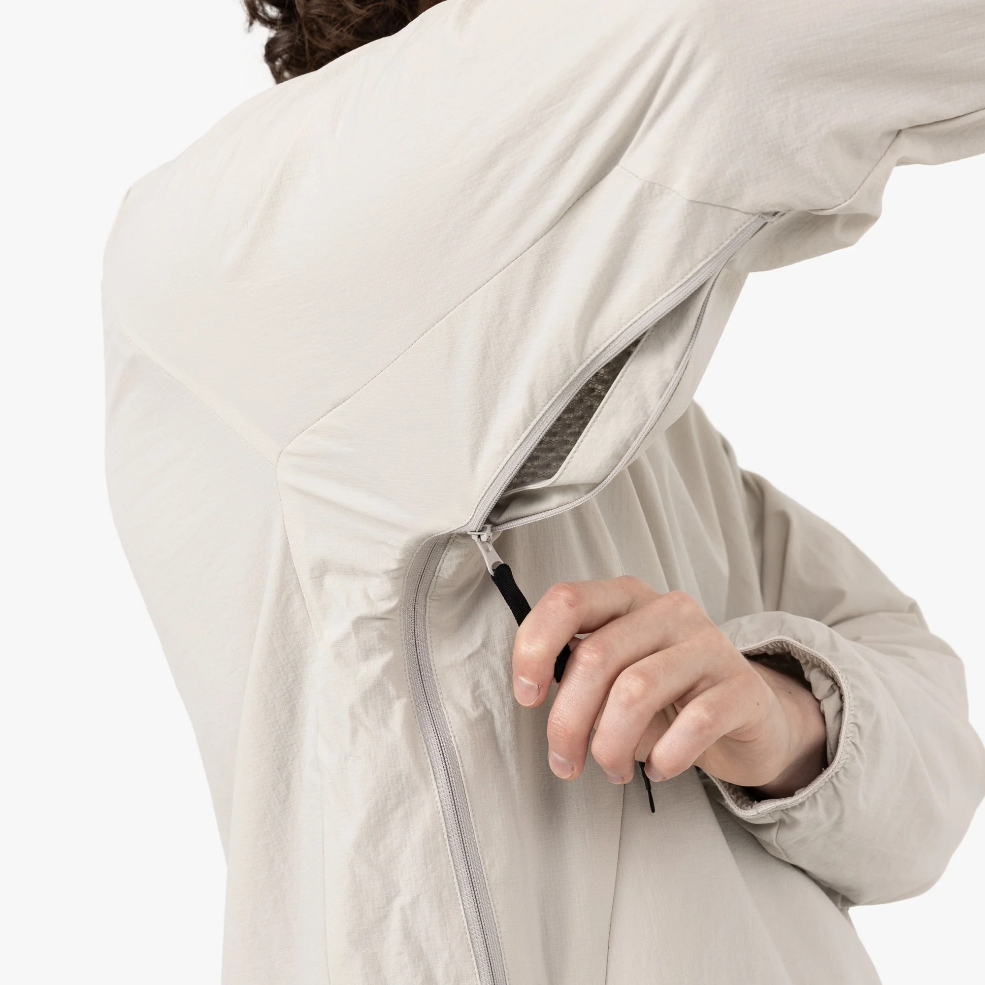 Snow Peak Breathable Insulated Pullover / Ivory - Image 5