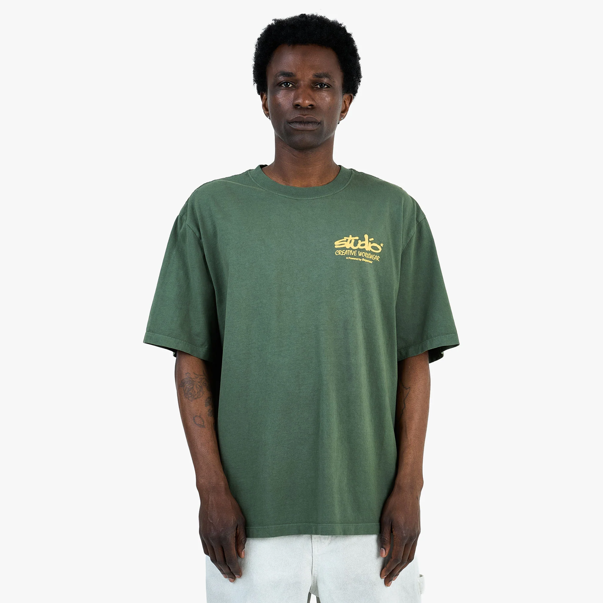 Supervsn Studio CWW T-Shirt / Moss - Image 2