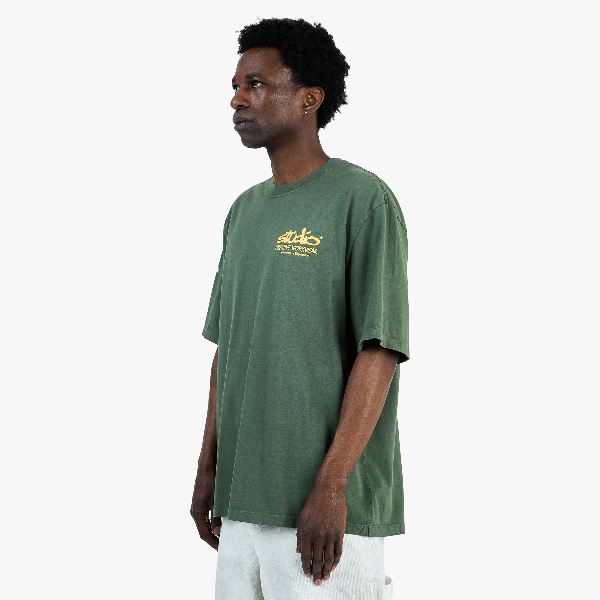 Supervsn Studio CWW T-Shirt / Moss - Image 3