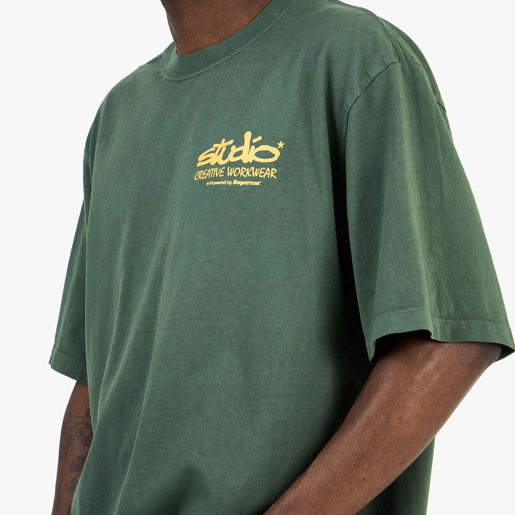 Supervsn Studio CWW T-Shirt / Moss - Image 4