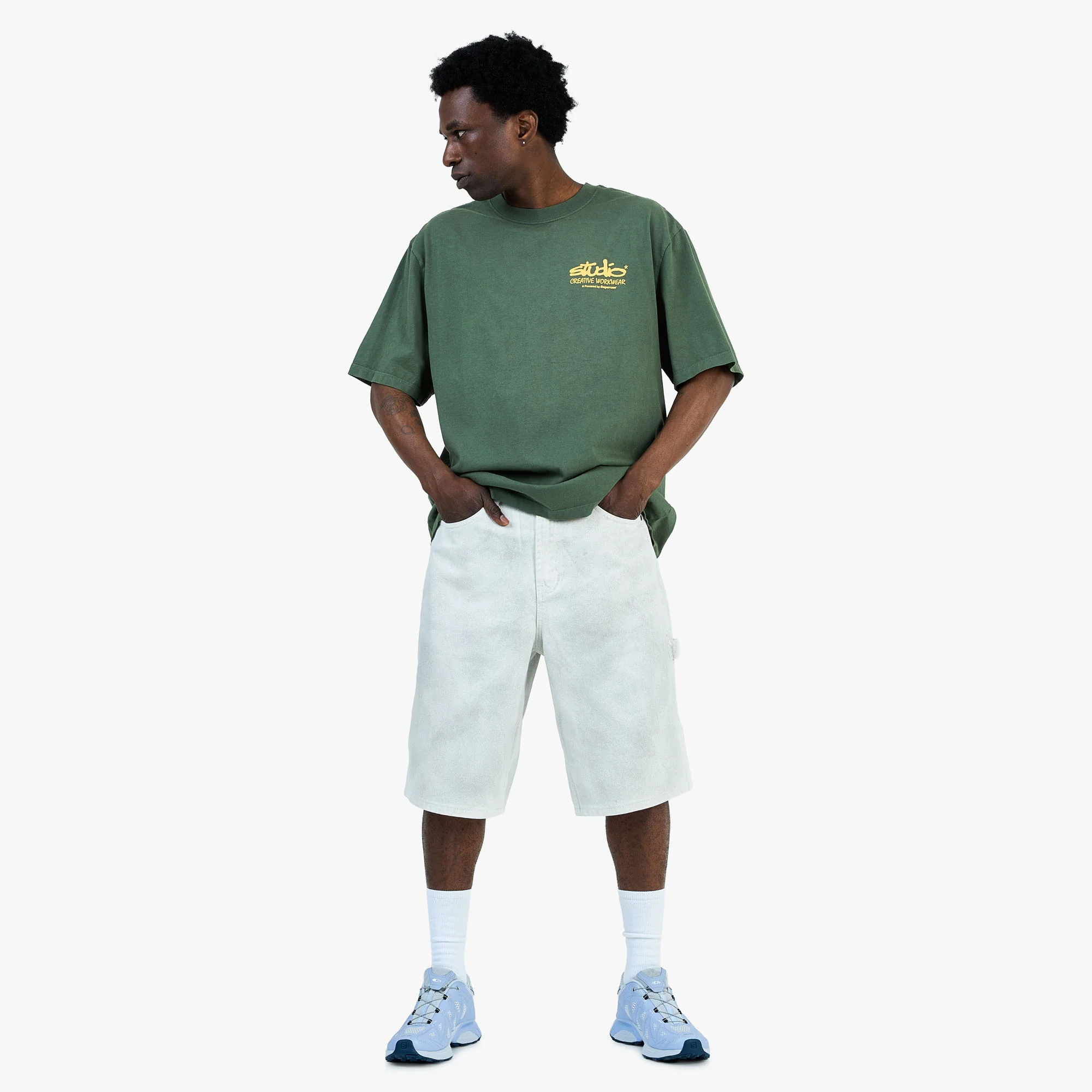 Supervsn Studio CWW T-Shirt / Moss - Image 7