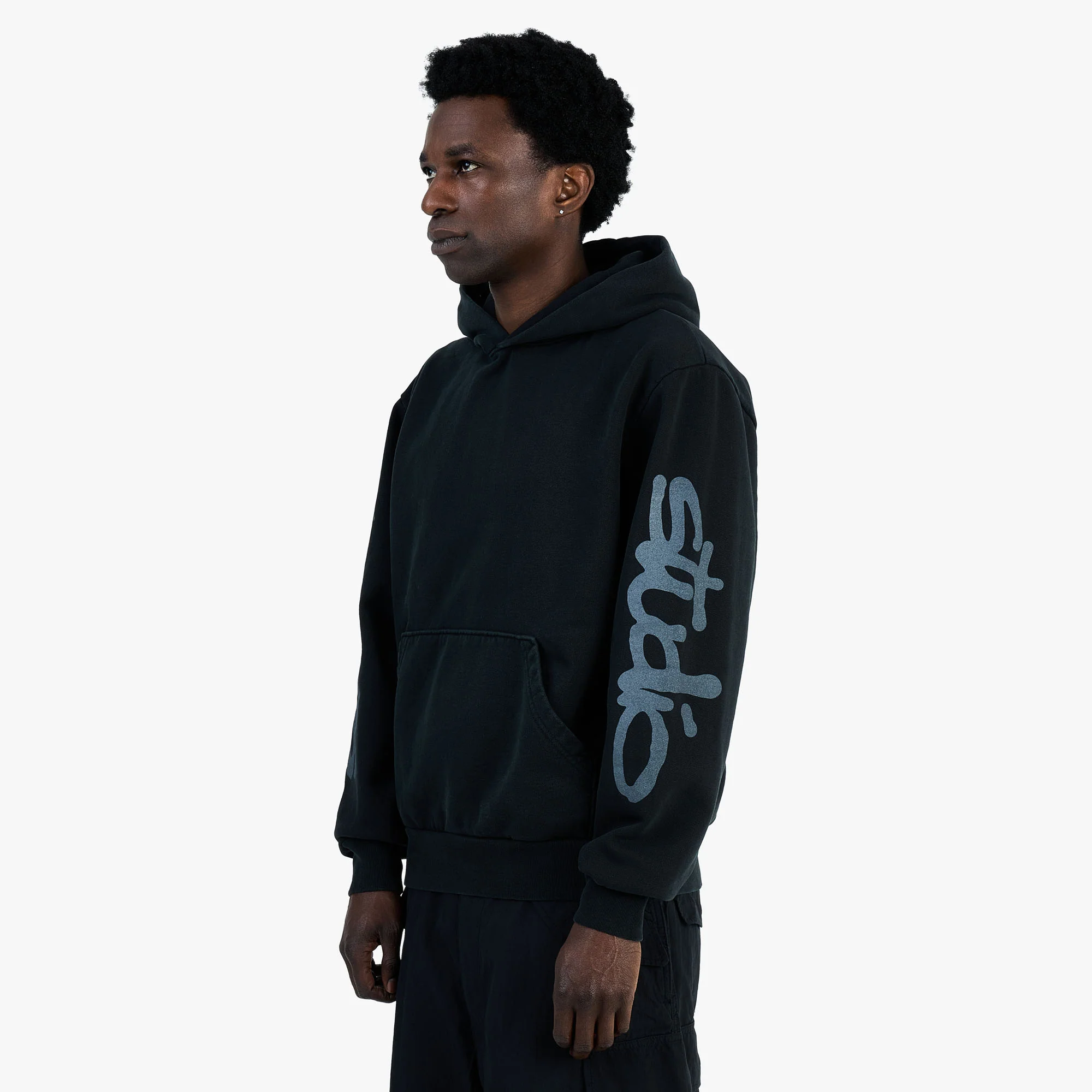 Supervsn Studio Star Hoodie / Vintage Black - Image 2