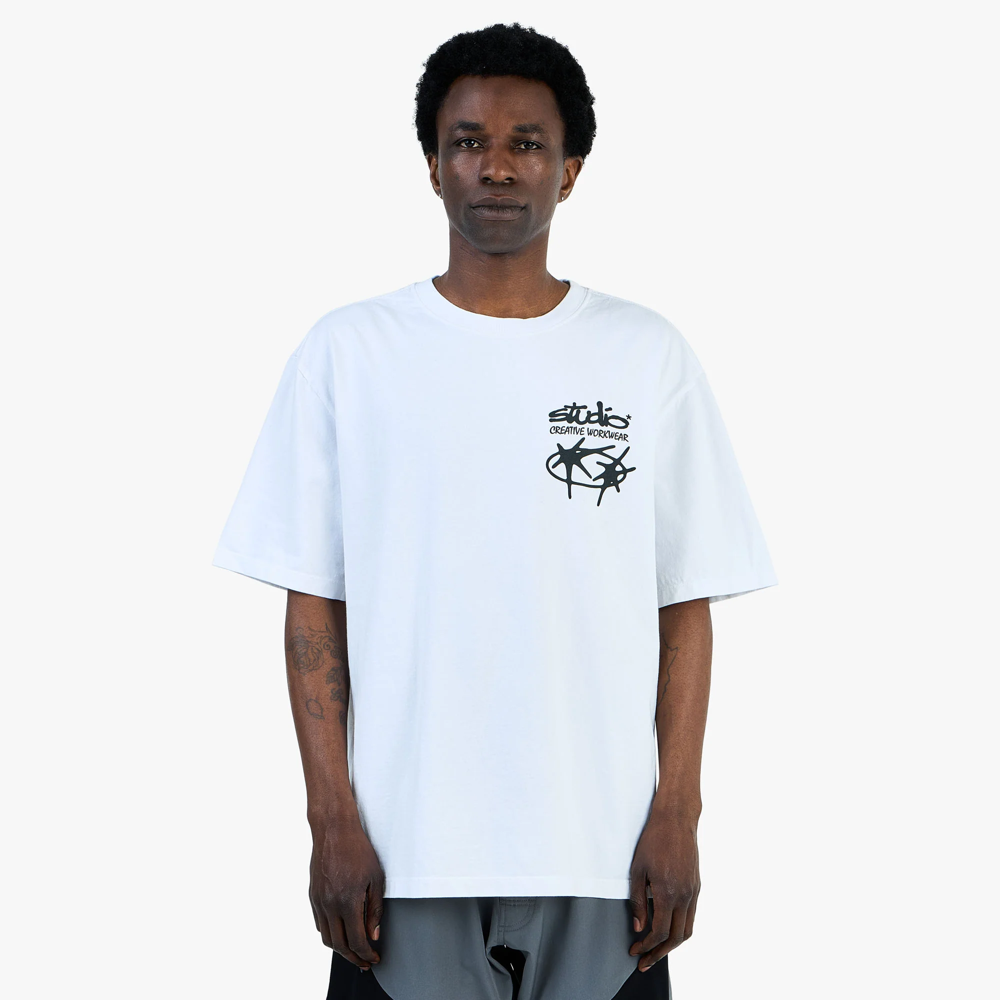 Supervsn Studio Wheel T-Shirt / White - Image 2