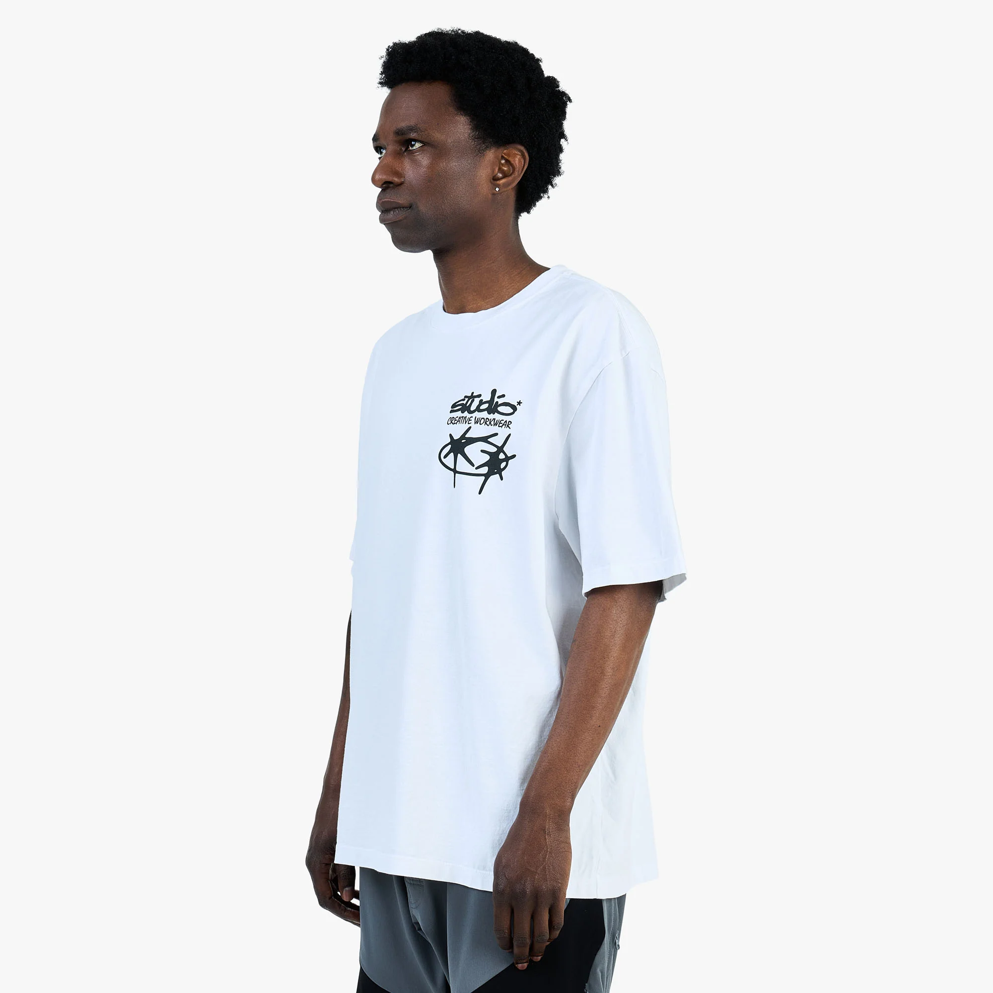Supervsn Studio Wheel T-Shirt / White - Image 3