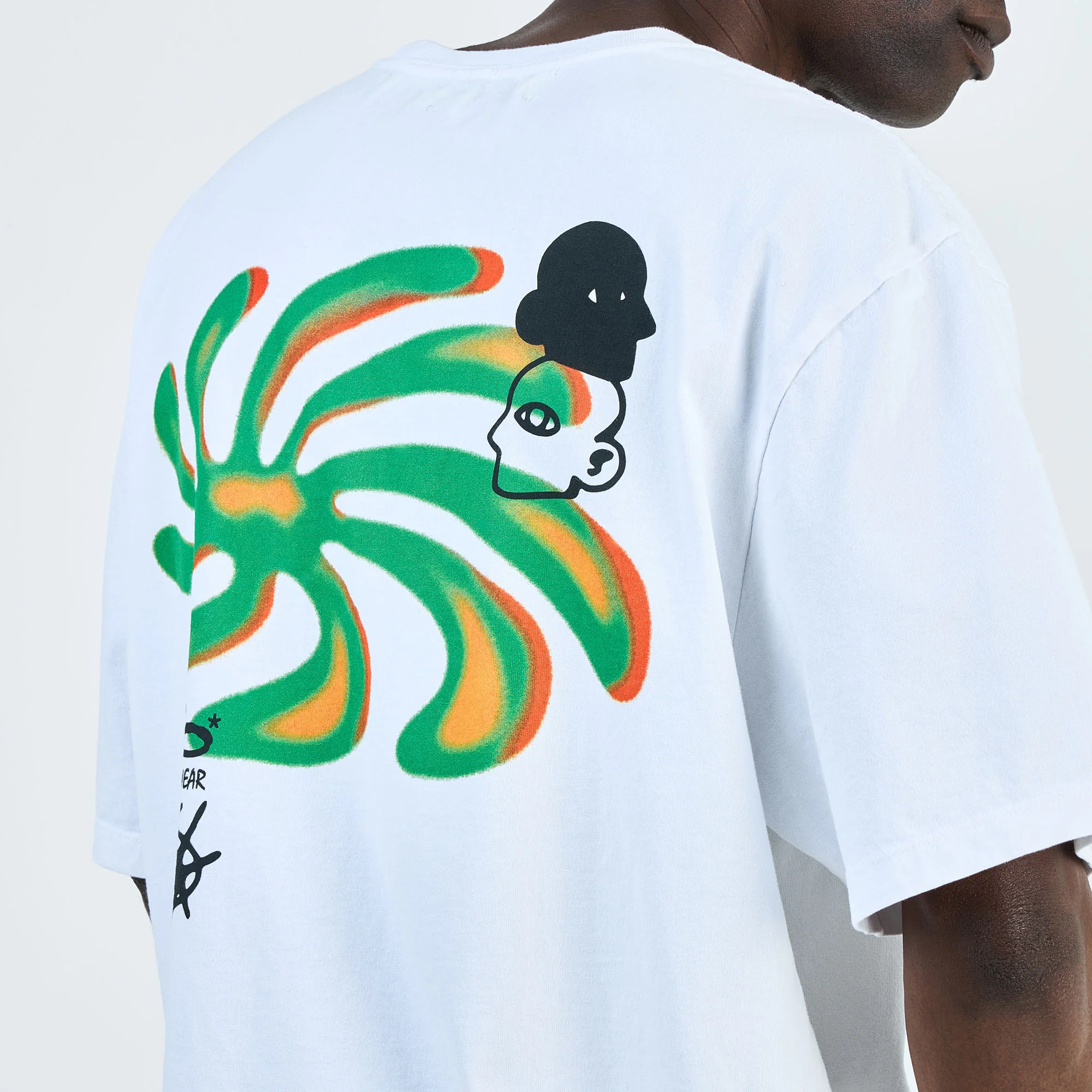Supervsn Studio Wheel T-Shirt / White - Image 5