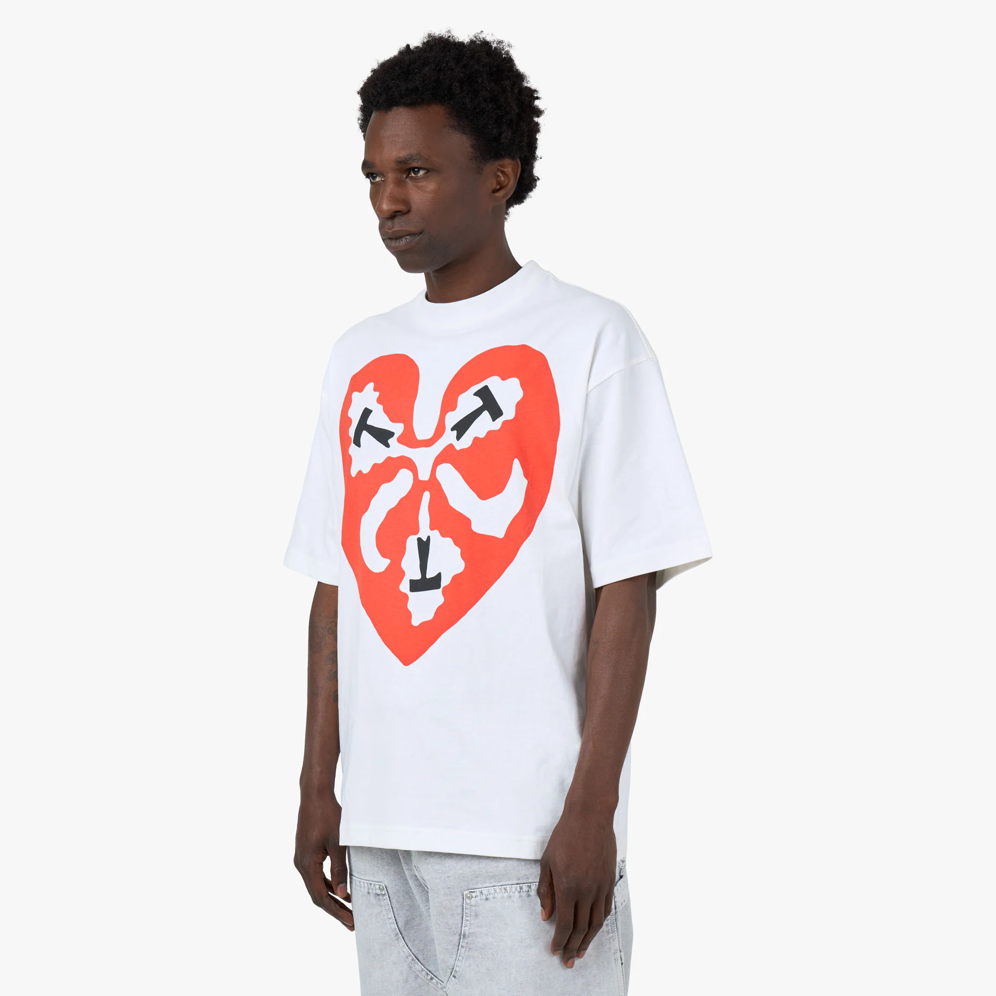 The Trilogy Tapes TTT Heart T-Shirt / White - Image 2