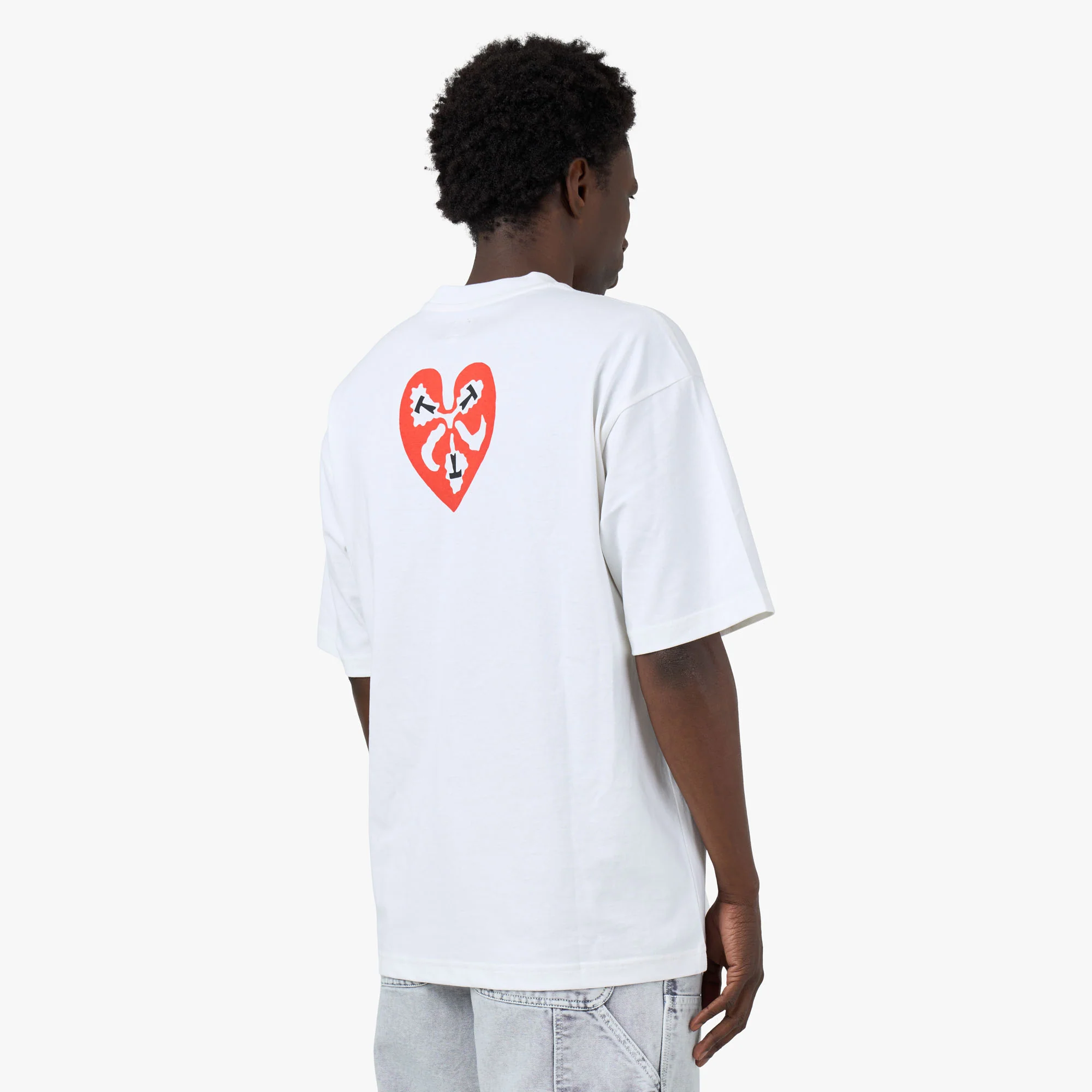 The Trilogy Tapes TTT Heart T-Shirt / White - Image 3