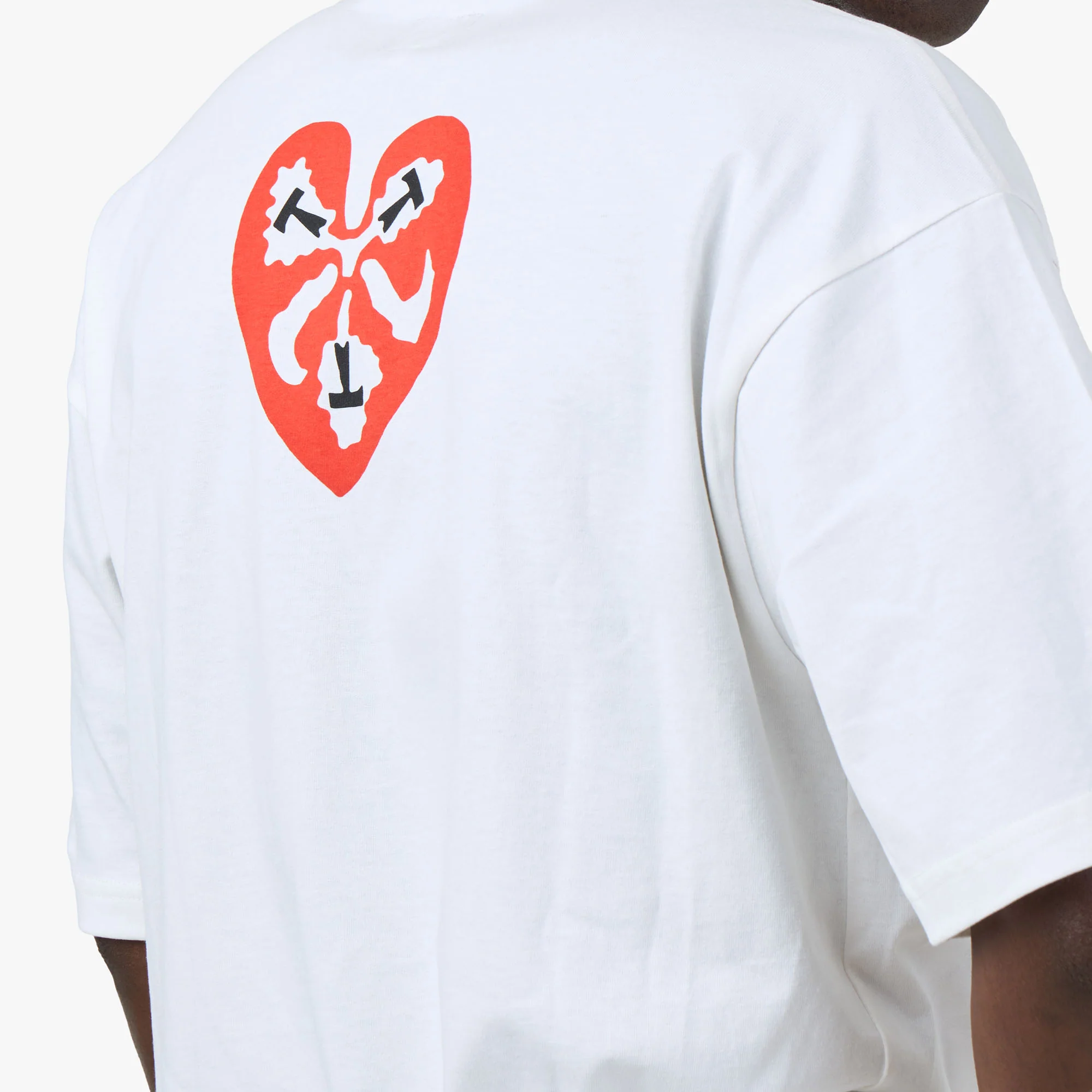 The Trilogy Tapes TTT Heart T-Shirt / White - Image 5