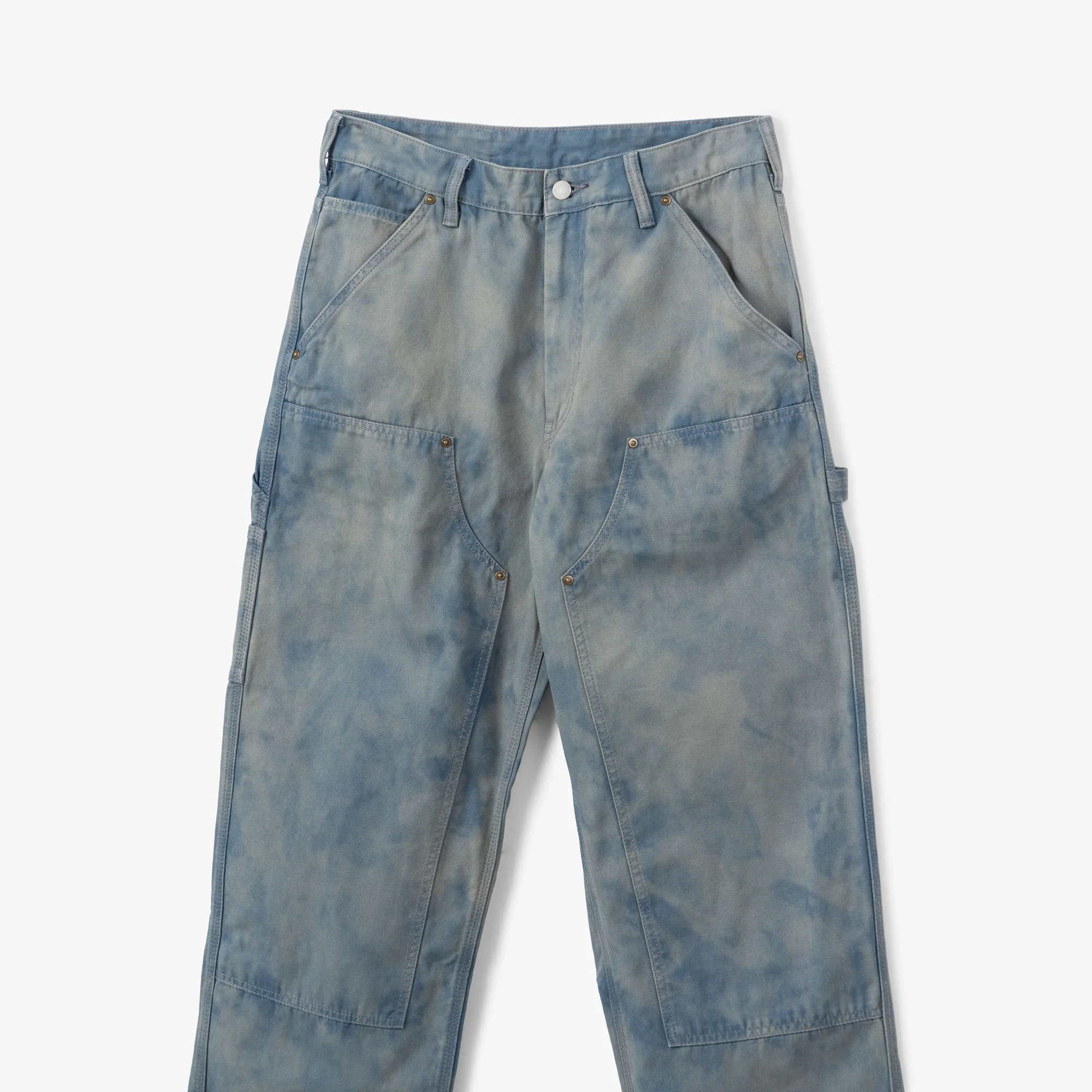 thisisneverthat Bleached Double Knee Pant / Blue - Image 8