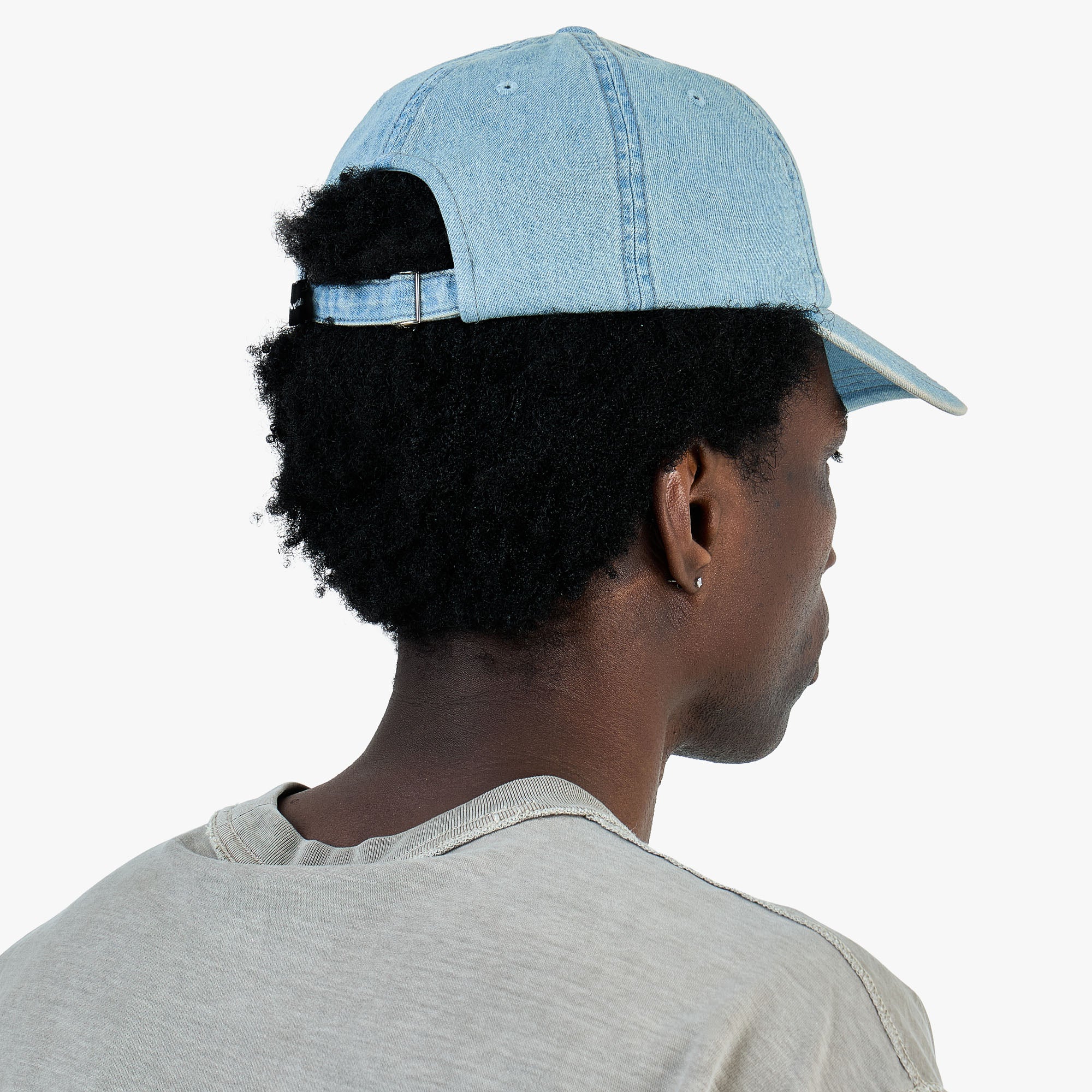 thisisneverthat Denim T-Logo Cap /  Washed Blue - Image 3