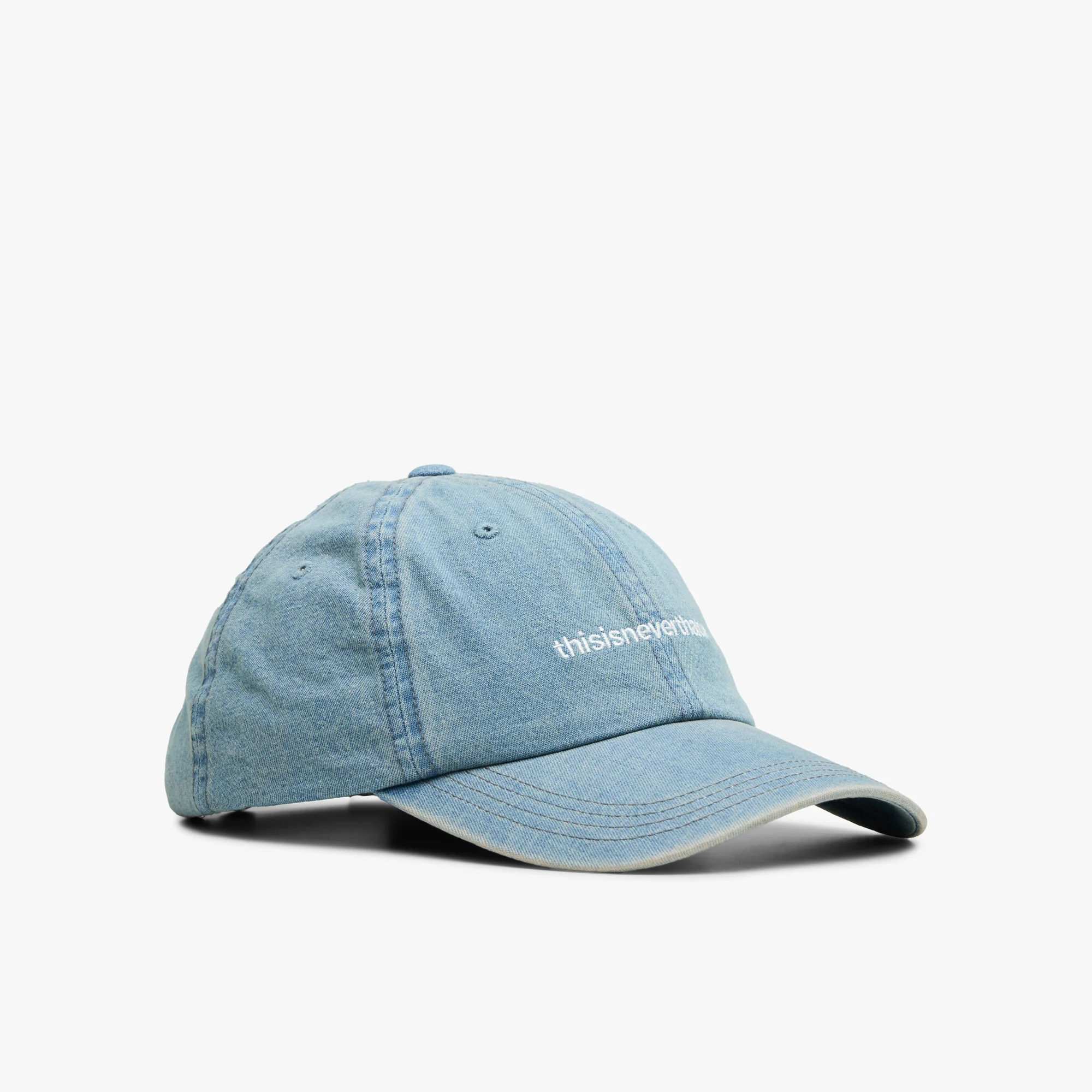 thisisneverthat Denim T-Logo Cap /  Washed Blue - Image 4