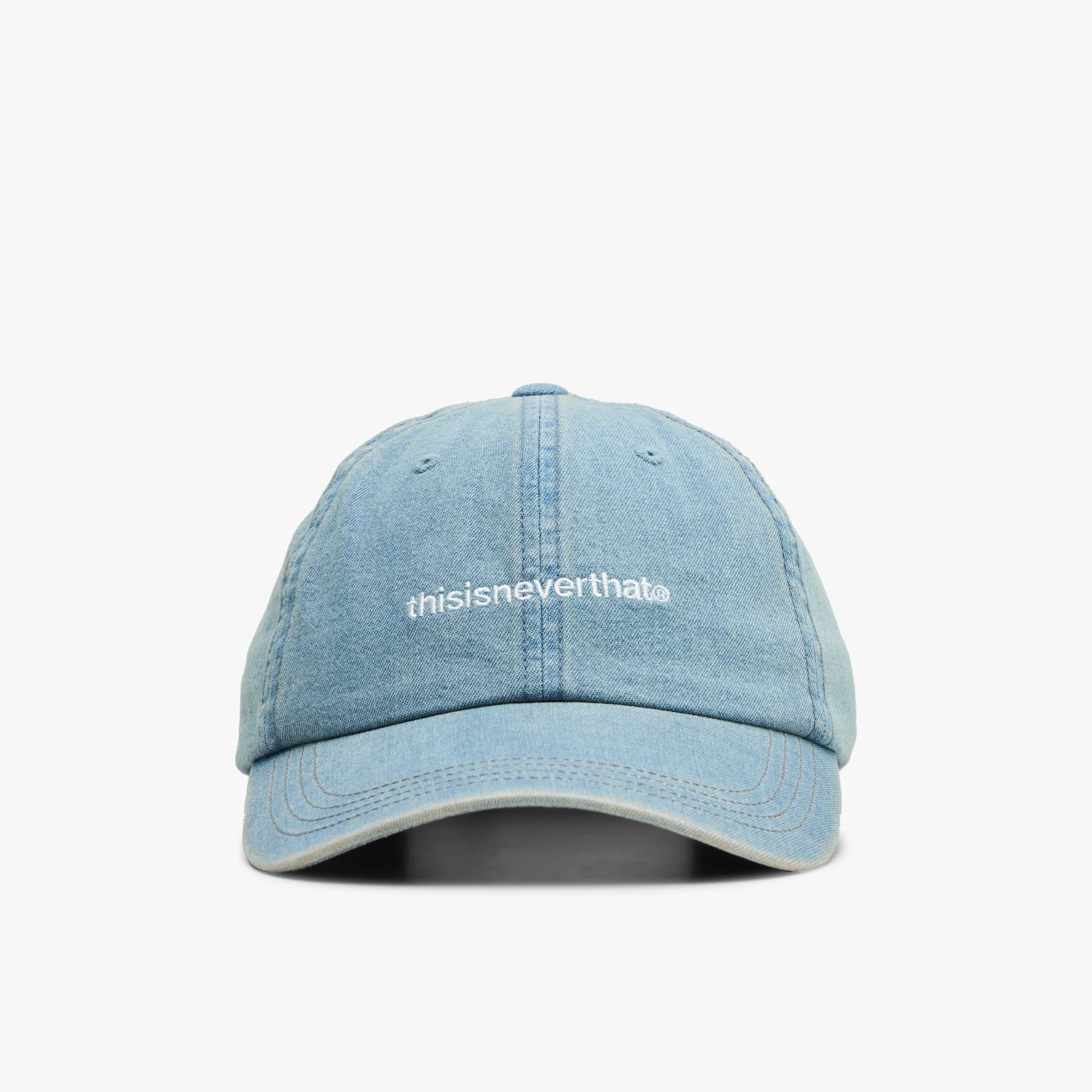 thisisneverthat Denim T-Logo Cap /  Washed Blue - Image 5