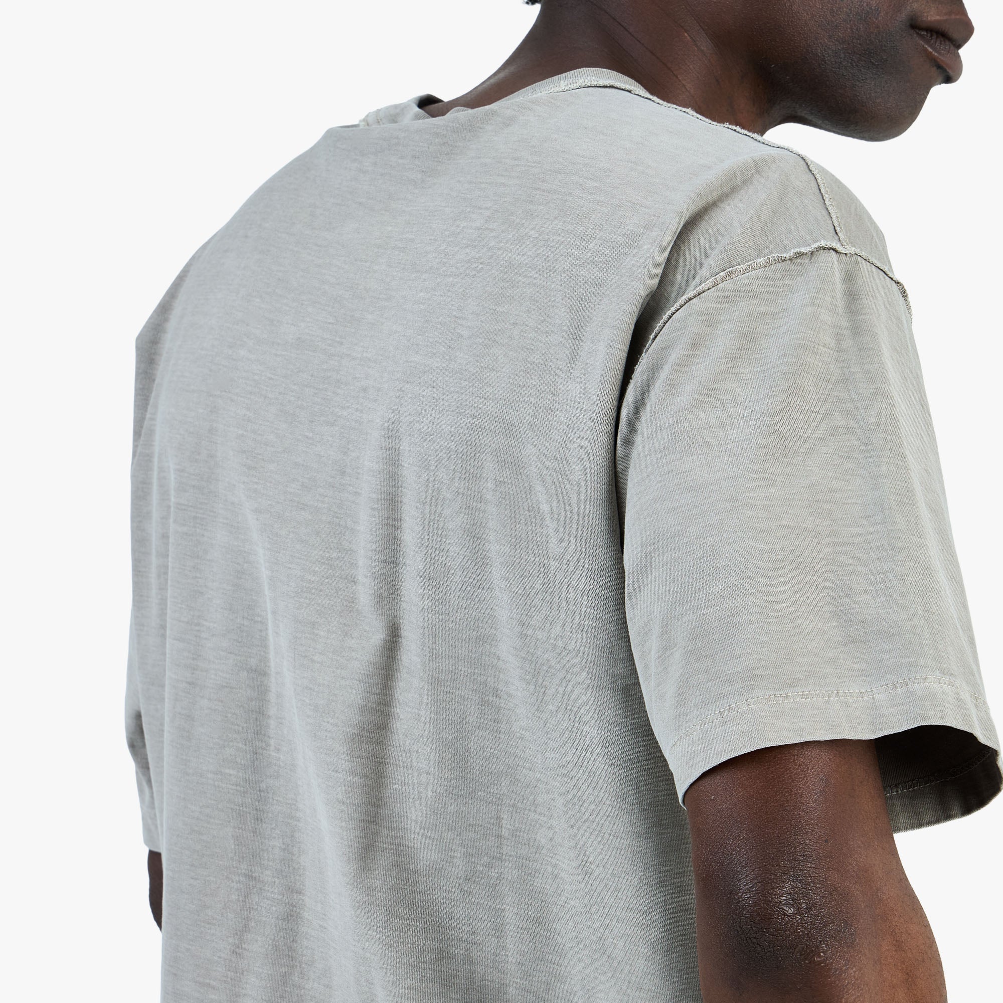 thisisneverthat Overdyed Reverse T-Shirt / Desert Grey - Image 5