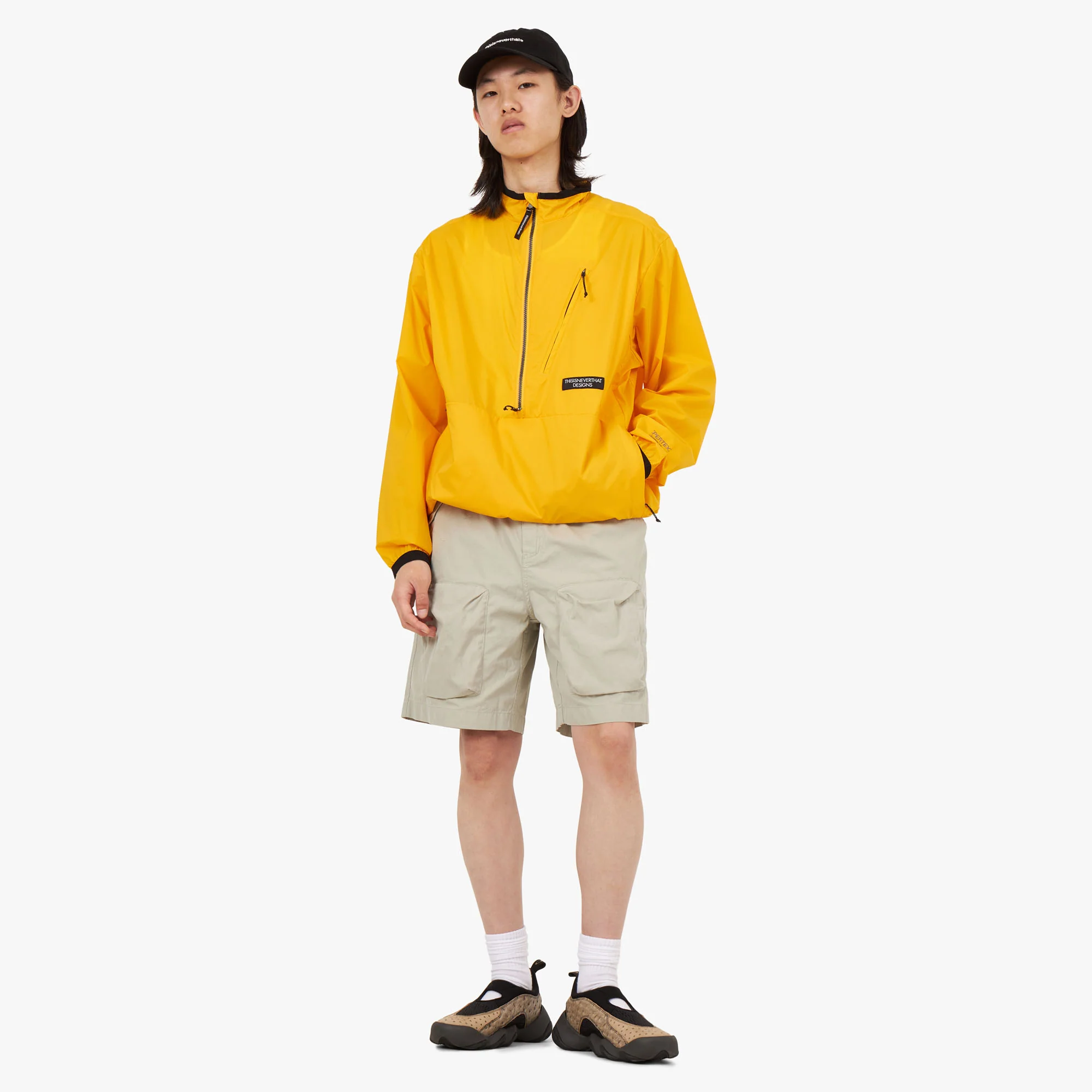 Thisisneverthat PERTEX Half Zip Pullover / Yellow - Image 7