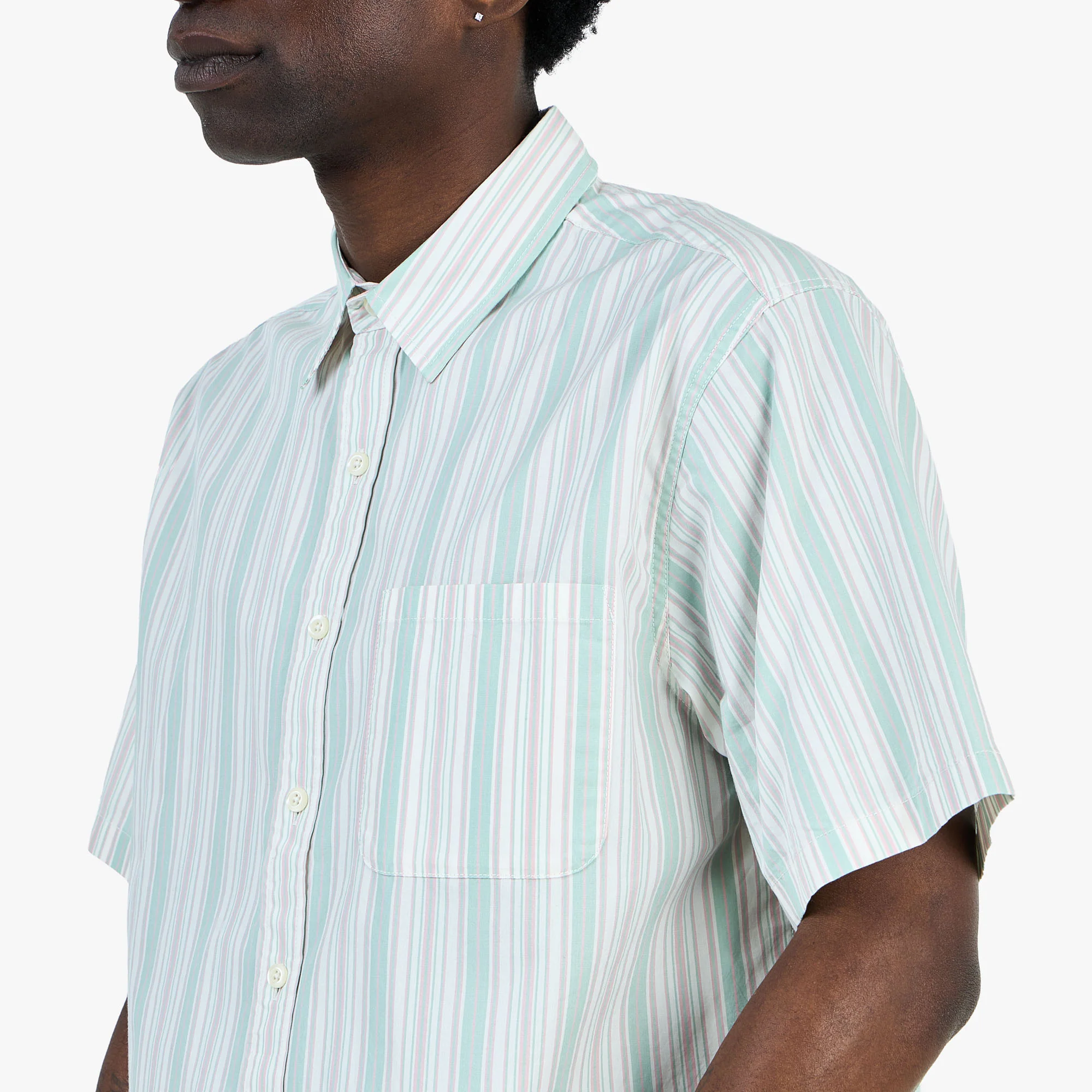 thisisneverthat Striped T-Shirt / Green - Image 4