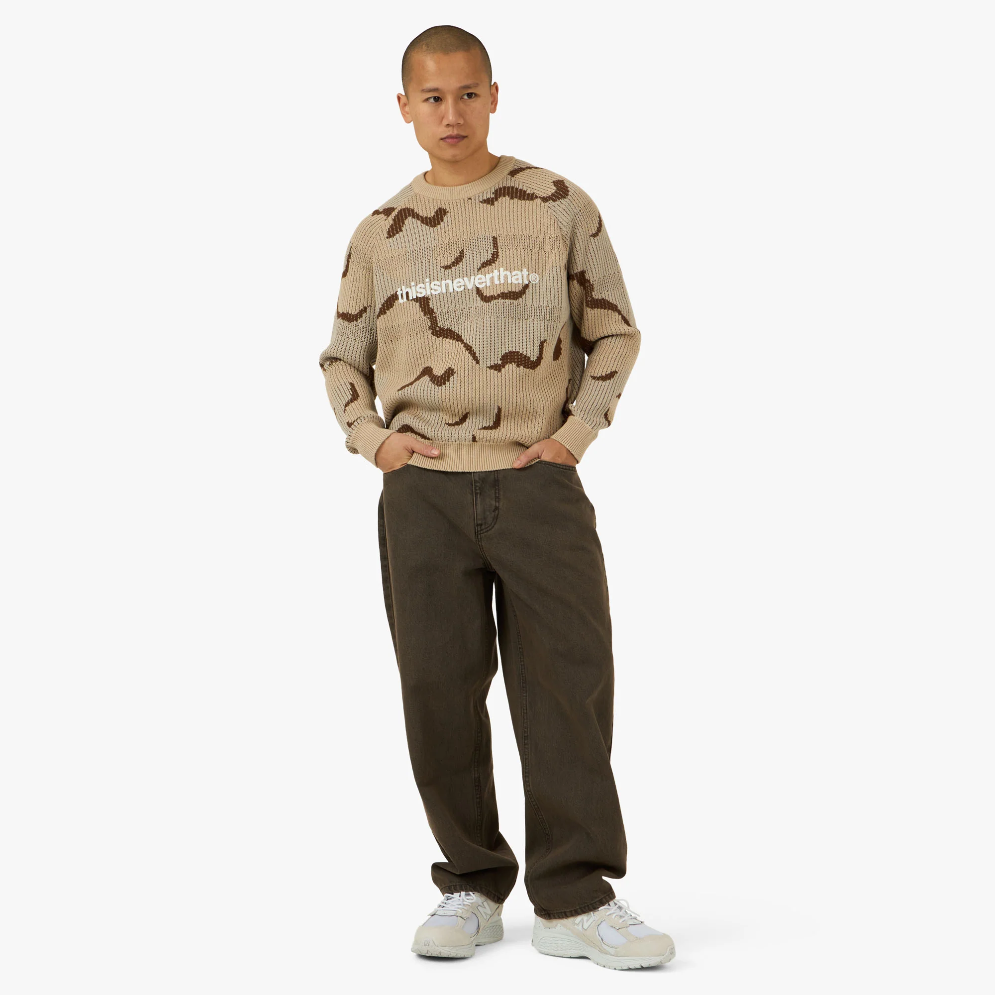 thisisneverthat T-Logo Knit Sweater Camo - Image 7