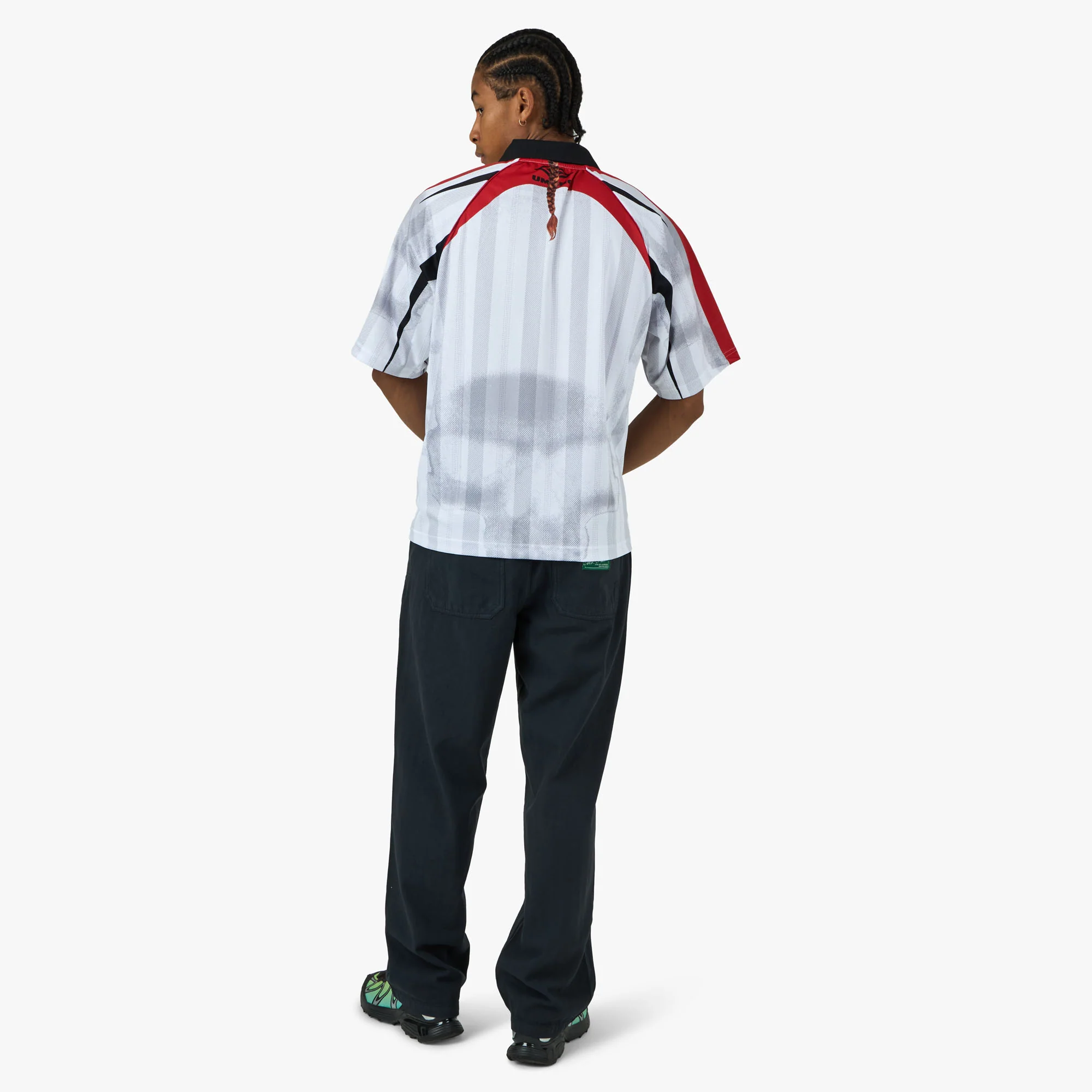 Umbro 01/03 Polo White / Red - Image 7