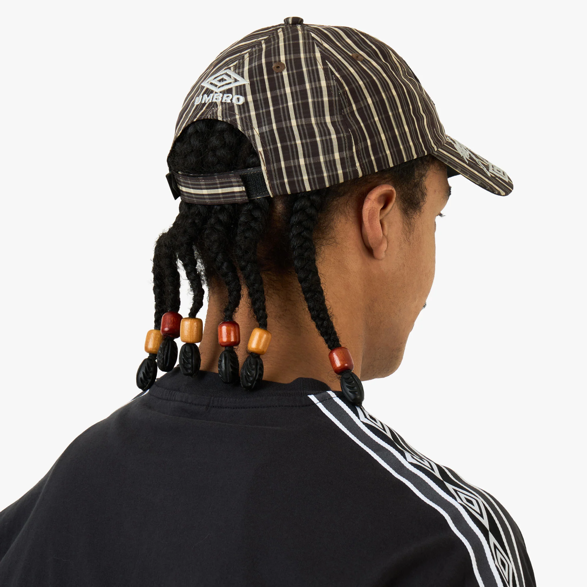 Umbro Check Hazard Cap Beige / Dark Brown - Image 3