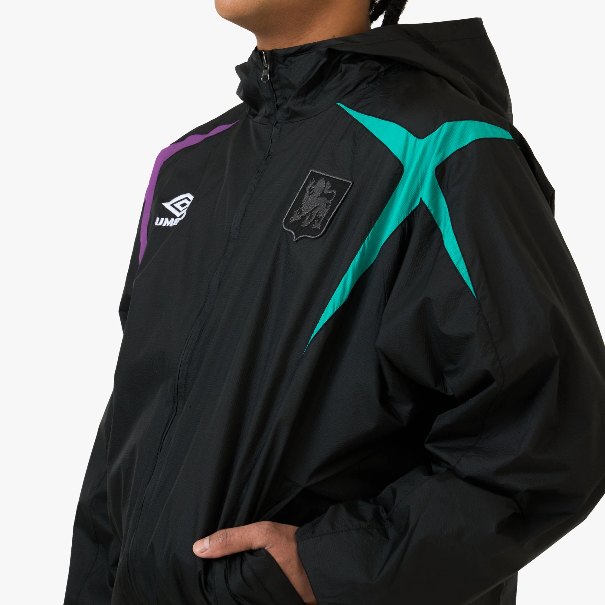 Umbro Jester Masked Track Jacket / Black - Image 4
