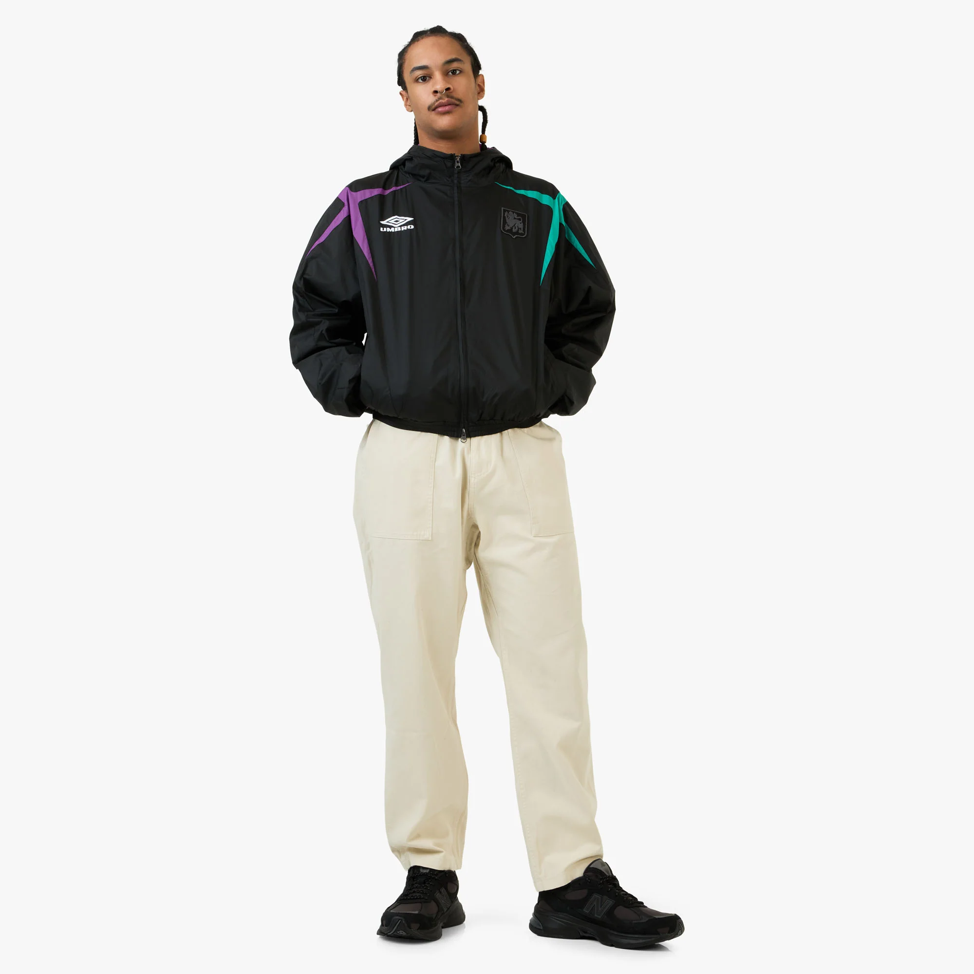 Umbro Jester Masked Track Jacket / Black - Image 7