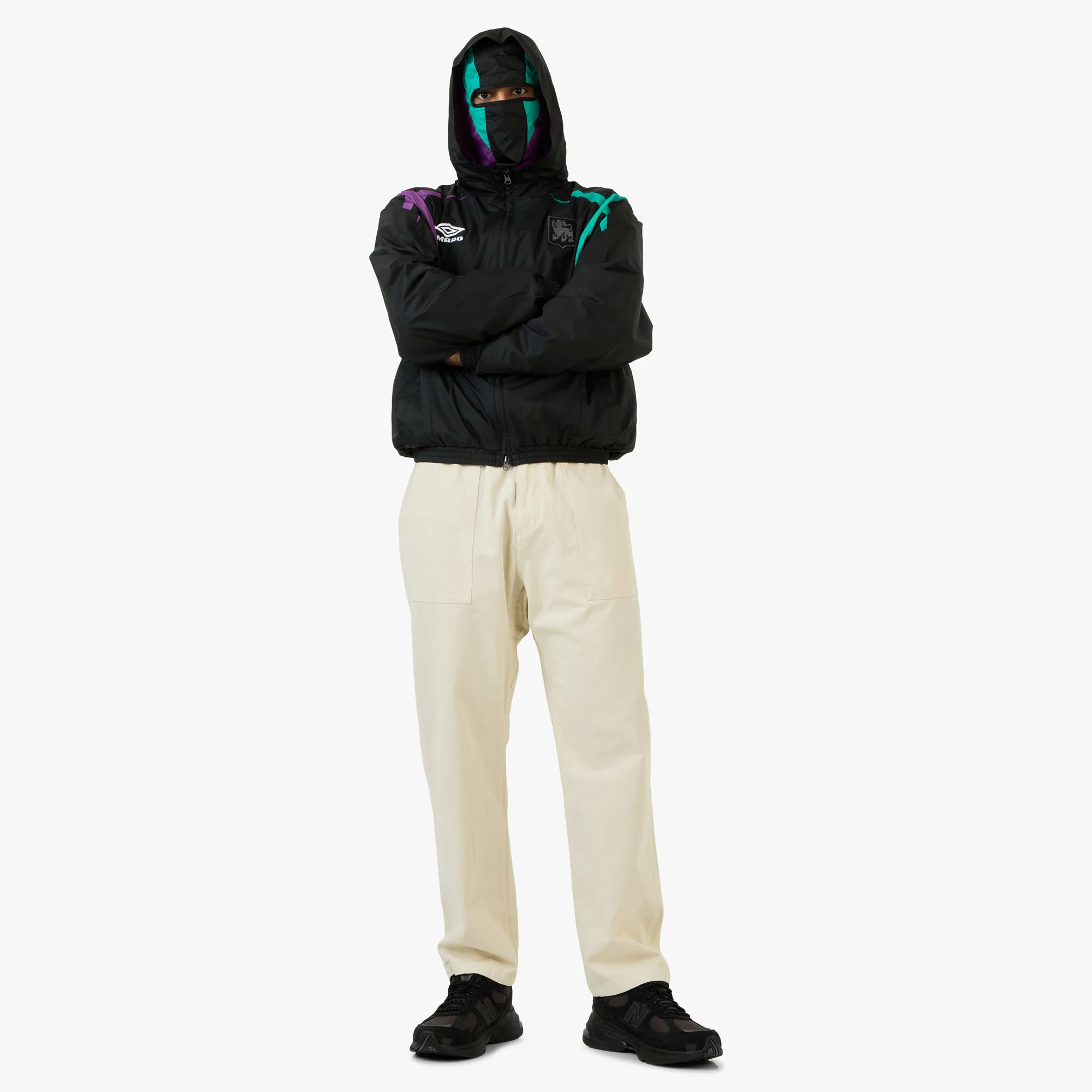 Umbro Jester Masked Track Jacket / Black - Image 9